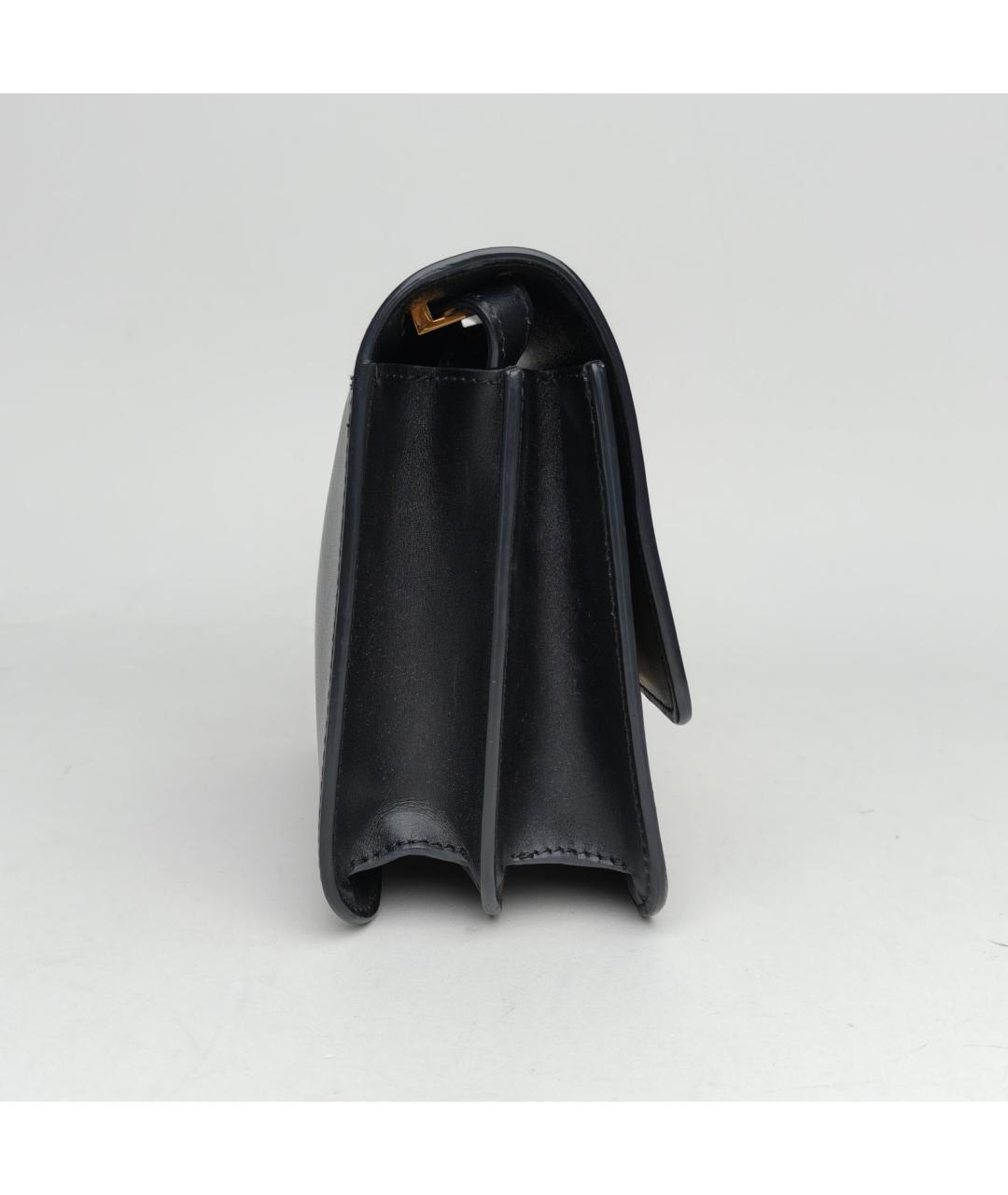 BURBERRY Черная кожаная сумка через плечо, фото 5