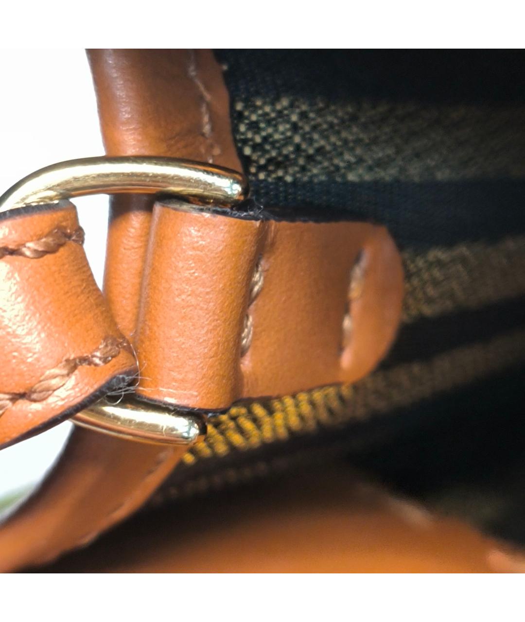 FENDI Коричневая кожаная сумка через плечо, фото 9