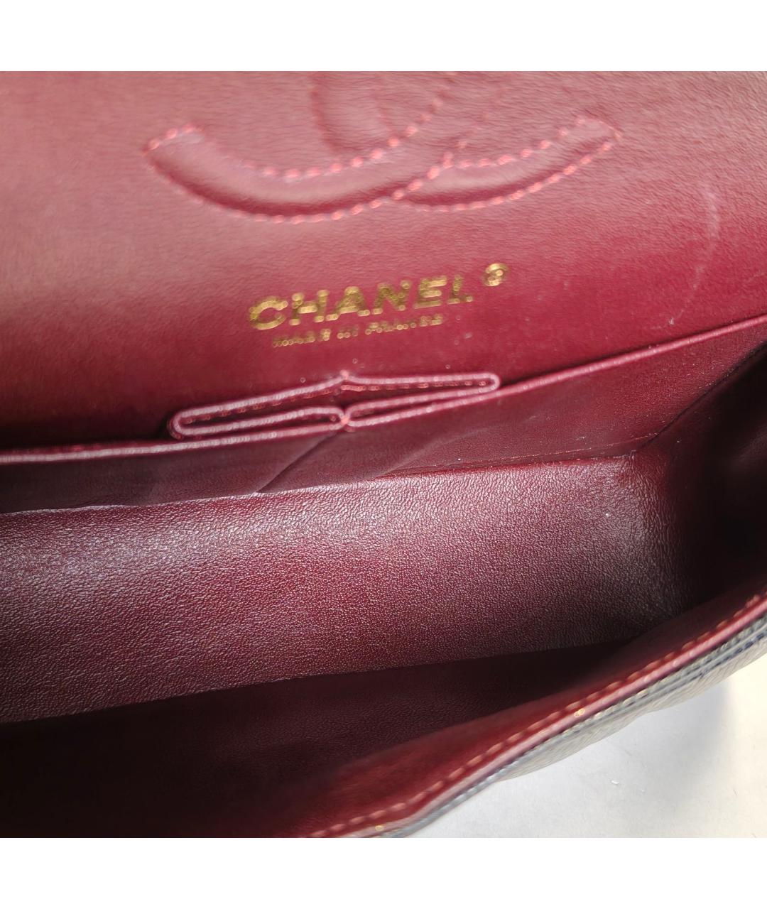 CHANEL Черная кожаная сумка через плечо, фото 8