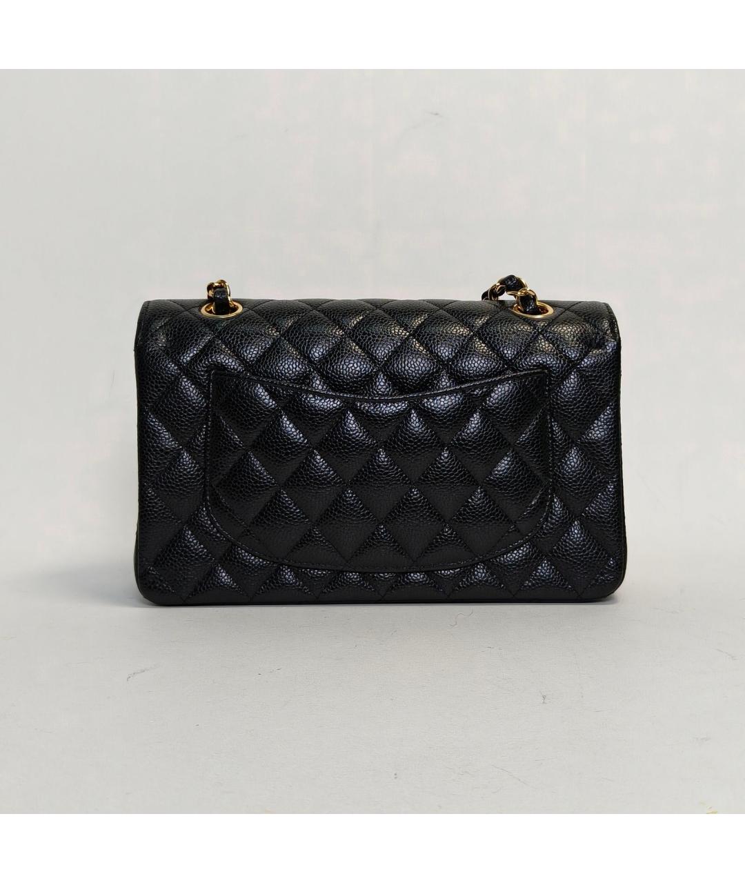 CHANEL Черная кожаная сумка через плечо, фото 4