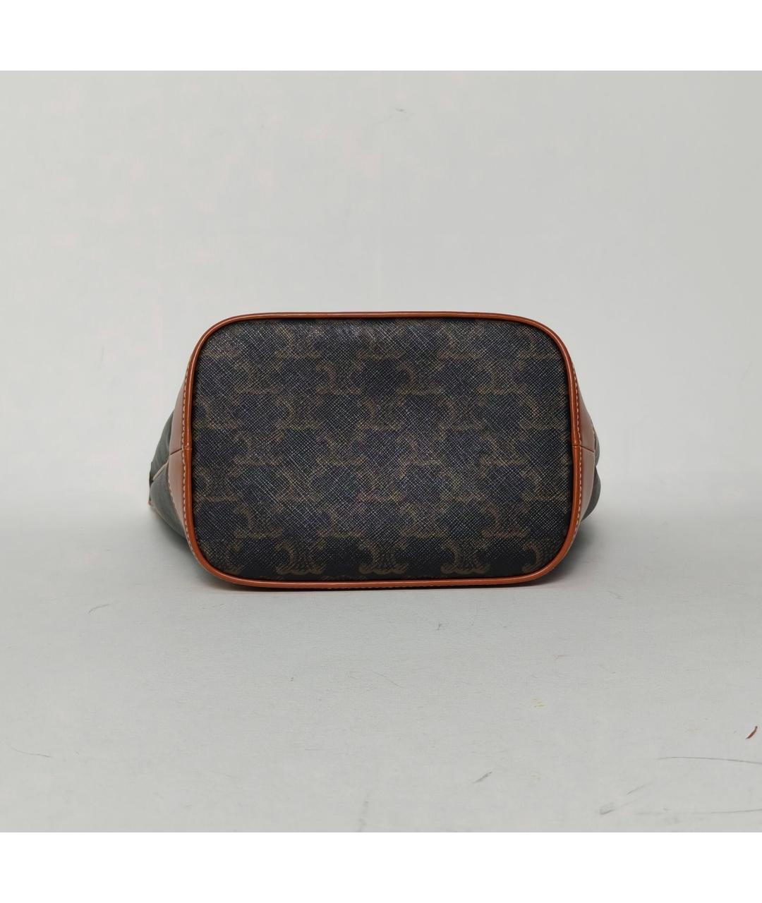 CELINE Коричневая сумка через плечо, фото 6