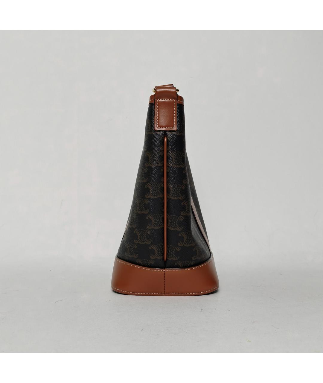 CELINE Коричневая сумка через плечо, фото 5