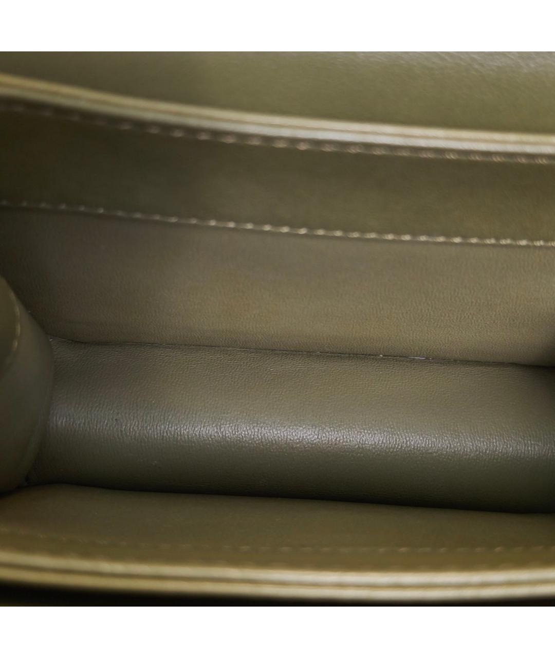 CHANEL Зеленая кожаная сумка через плечо, фото 7