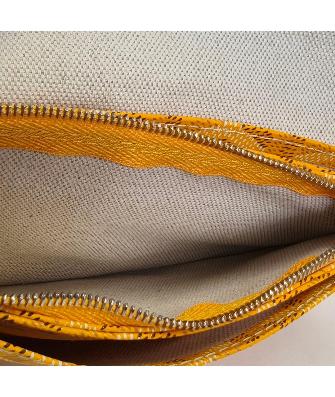 GOYARD Желтая сумка через плечо, фото 7