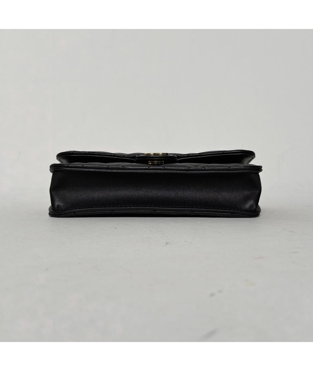 CHANEL Черная кожаная сумка через плечо, фото 6