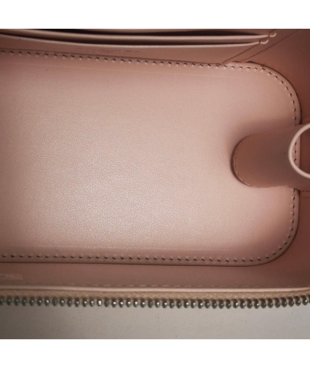 CHANEL Розовая кожаная сумка через плечо, фото 8