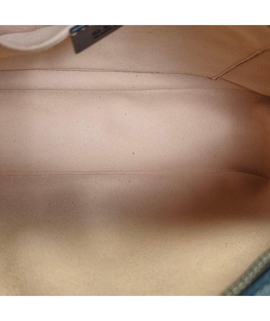 GUCCI Черная кожаная сумка через плечо, фото 8