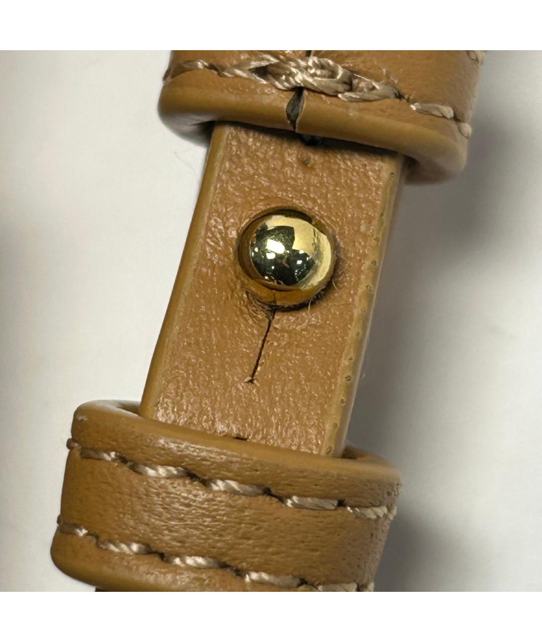 LOEWE Коричневая кожаная сумка через плечо, фото 9