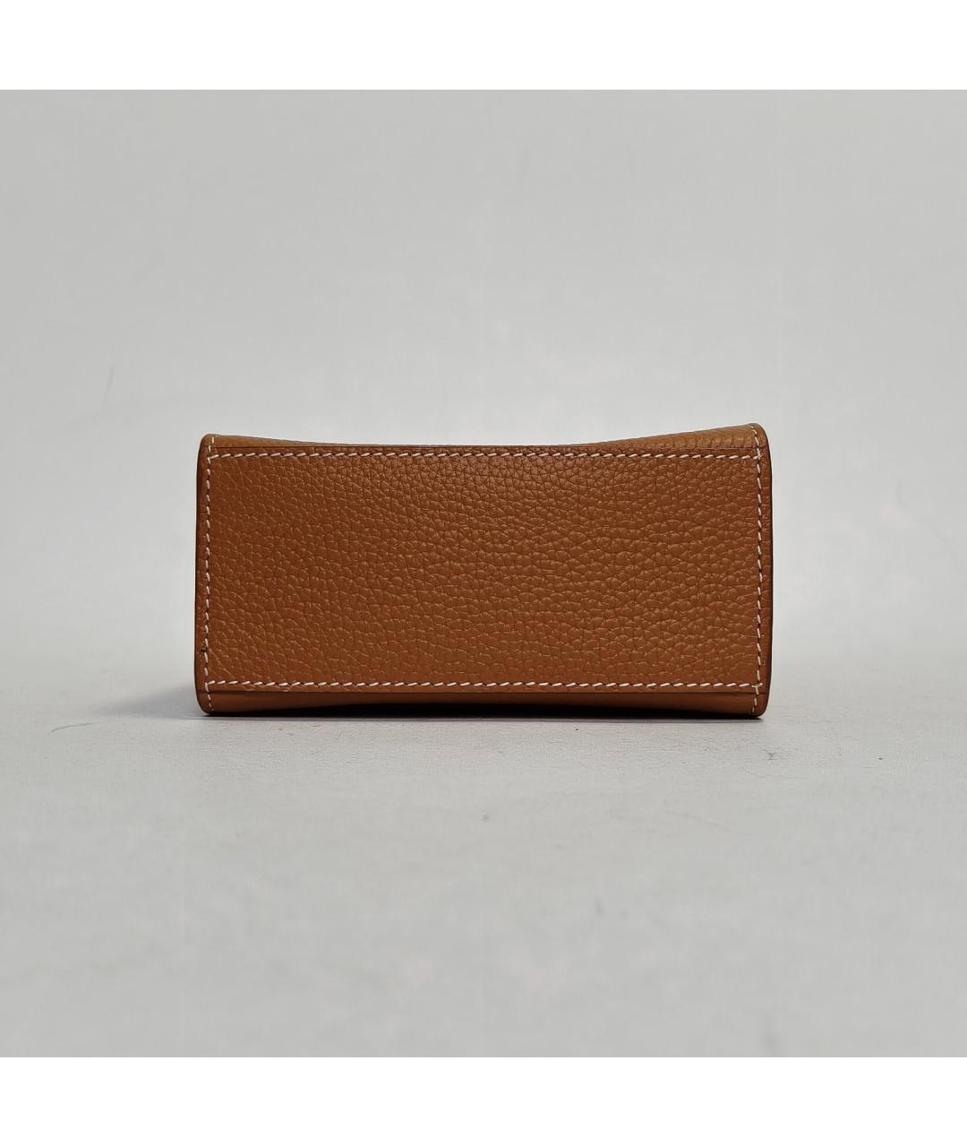 BURBERRY Коричневая кожаная сумка через плечо, фото 6