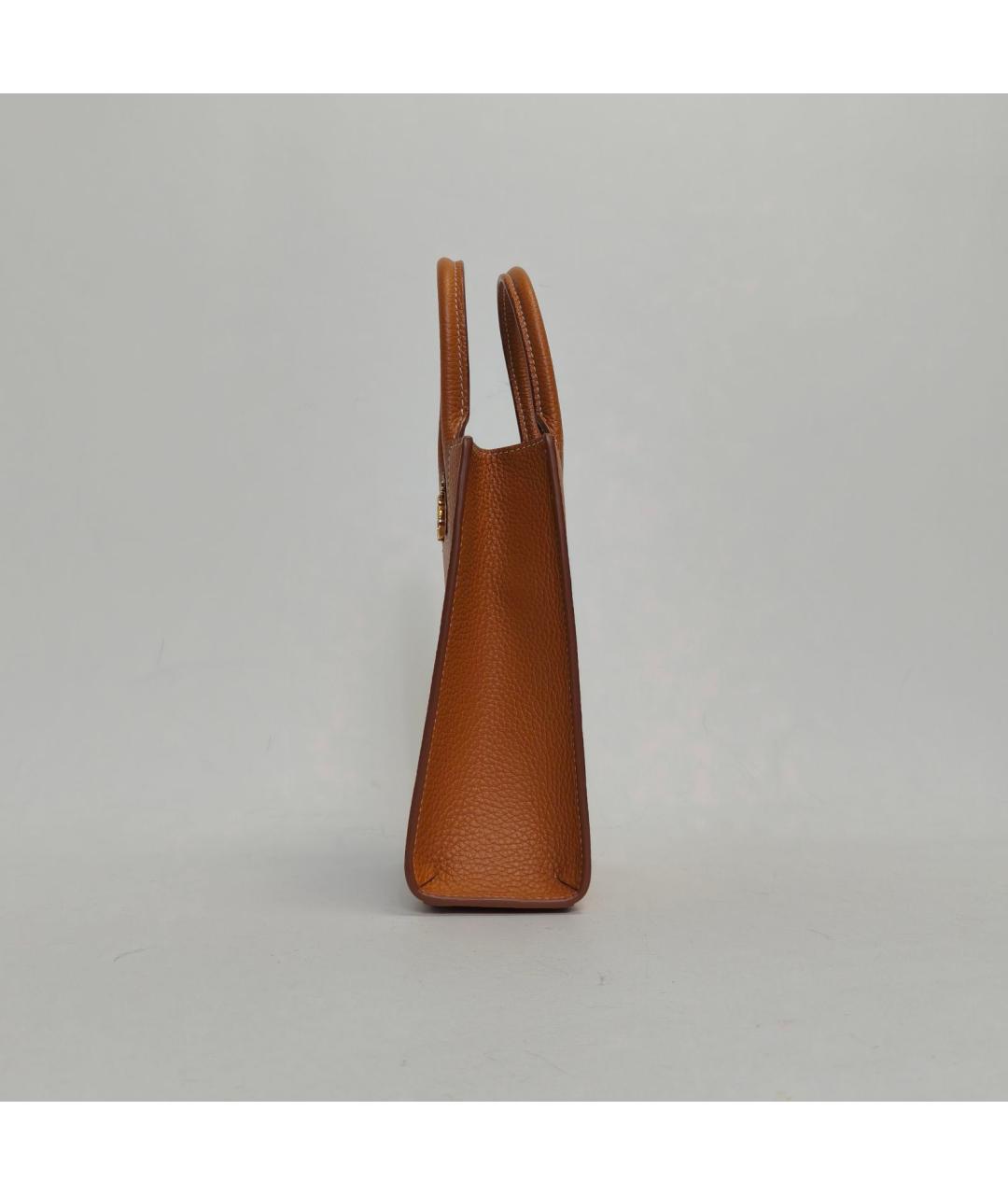 BURBERRY Коричневая кожаная сумка через плечо, фото 5