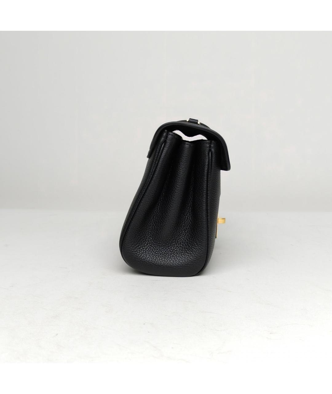 CELINE Черная кожаная сумка через плечо, фото 6