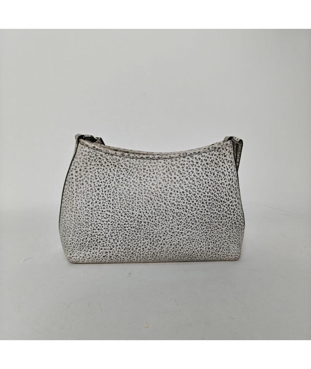 HERMES Серая кожаная сумка через плечо, фото 6