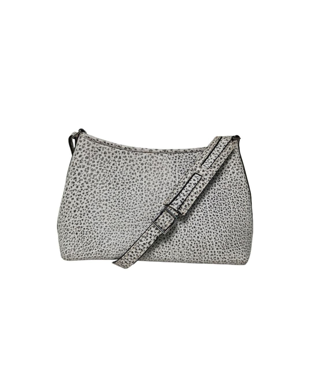 HERMES Серая кожаная сумка через плечо, фото 1