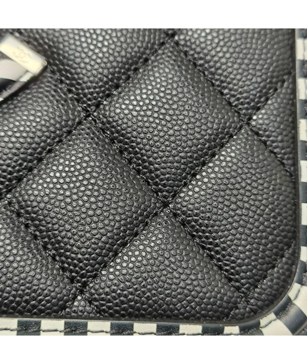 CHANEL Черная кожаная сумка через плечо, фото 9