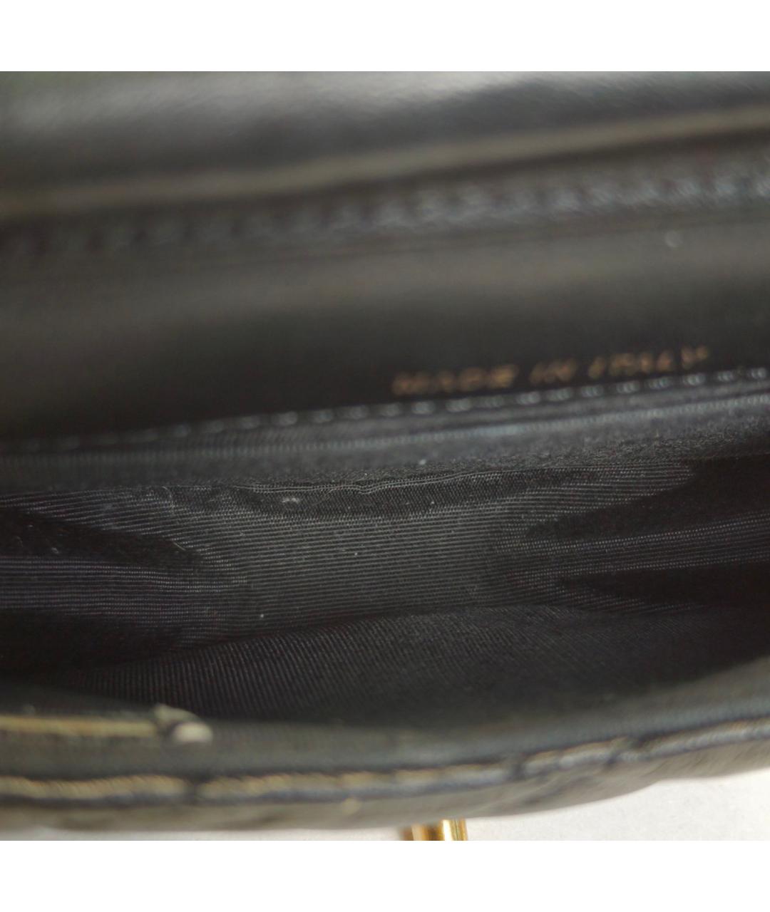 CHANEL Черная кожаная сумка через плечо, фото 7