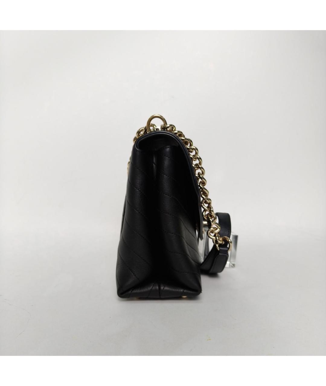 CHANEL Черная кожаная сумка через плечо, фото 3