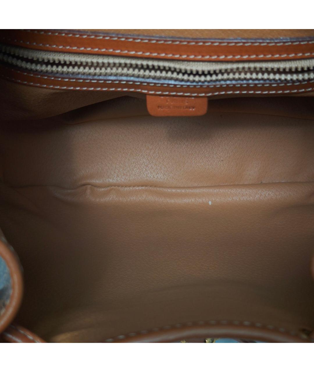 CELINE Коричневый рюкзак, фото 7