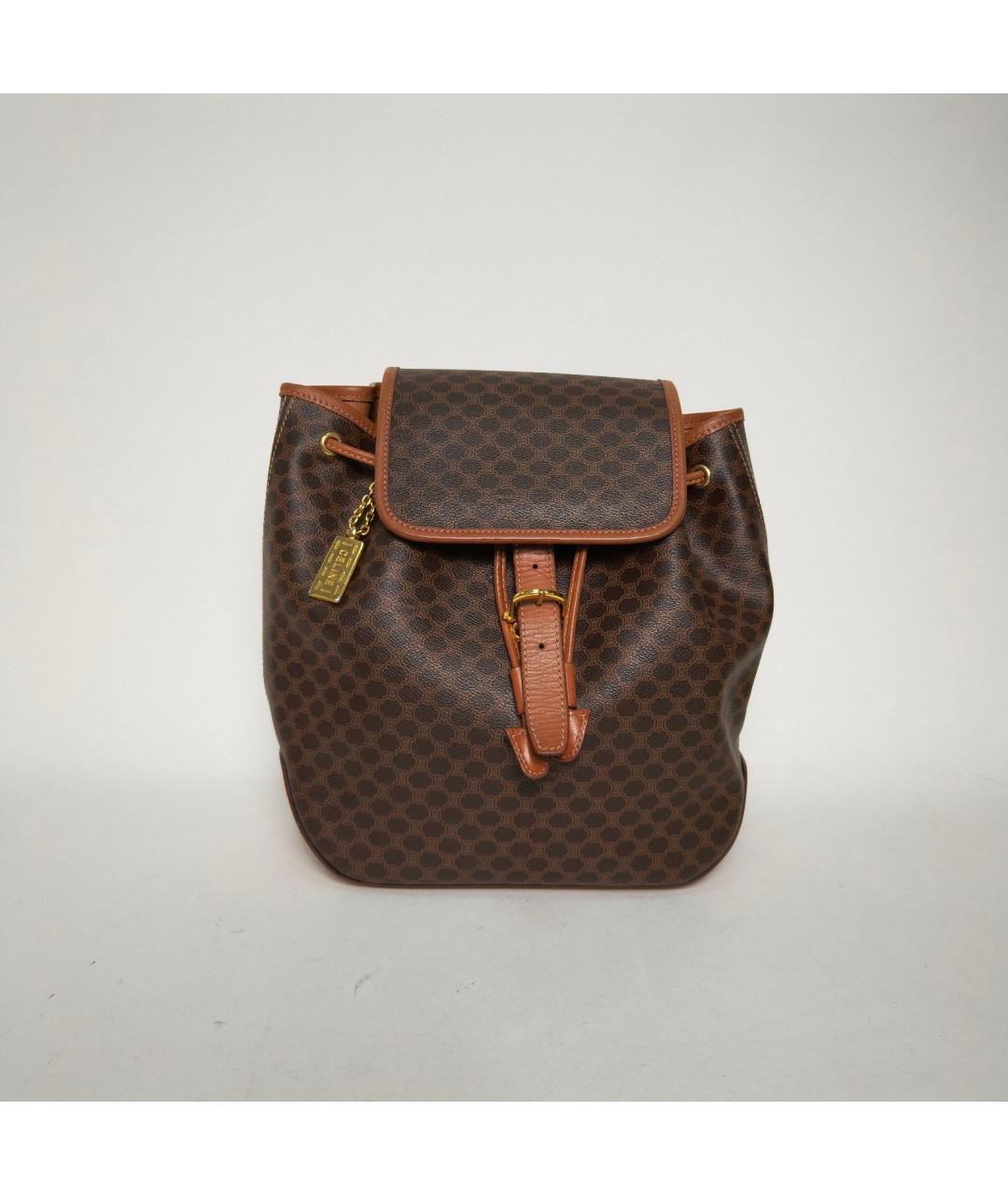 CELINE Коричневый рюкзак, фото 9