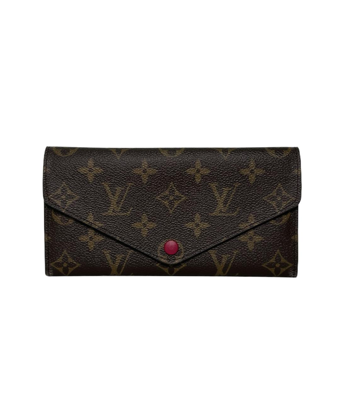 LOUIS VUITTON Коричневый кошелек, фото 1