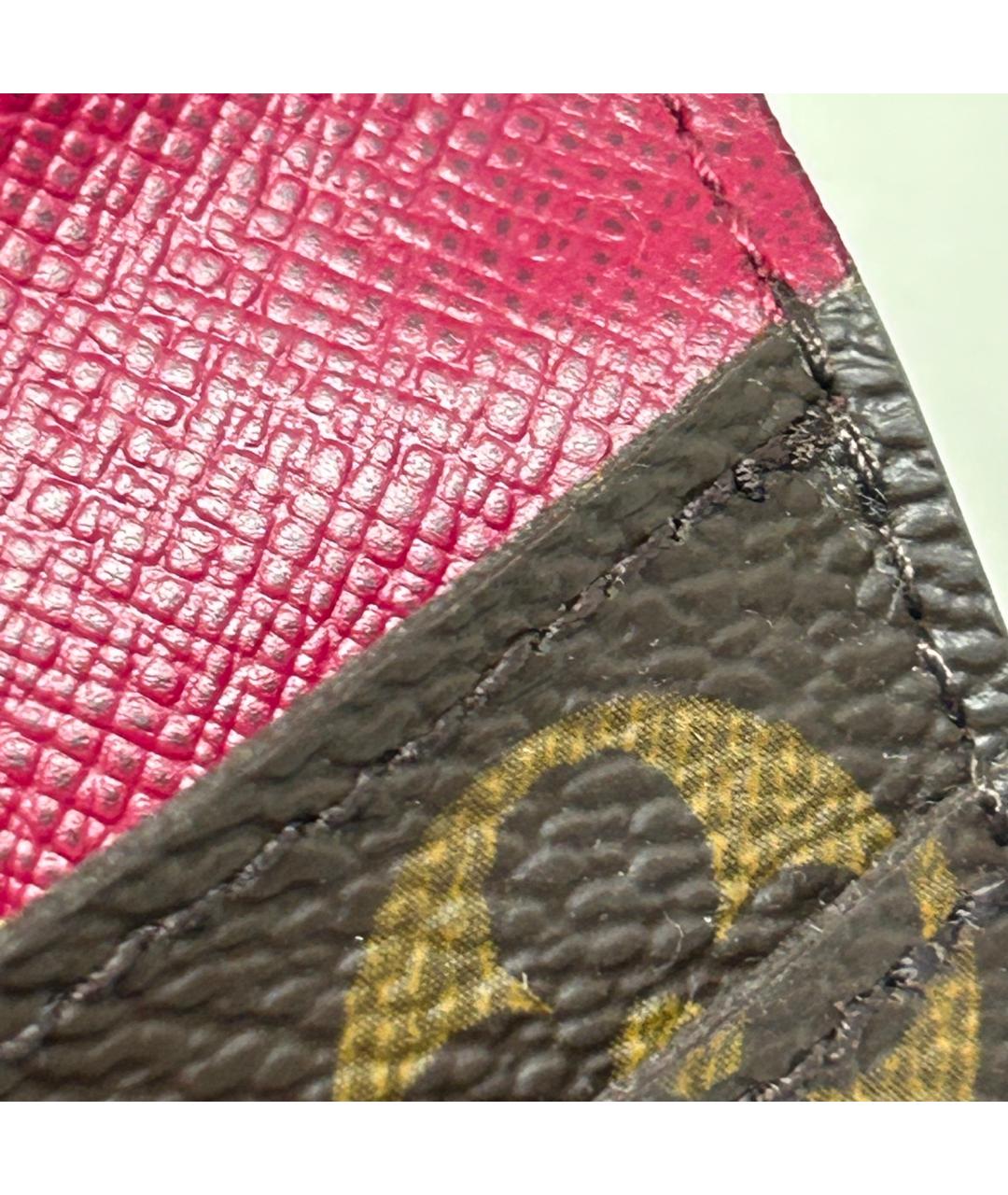 LOUIS VUITTON Коричневый кошелек, фото 9