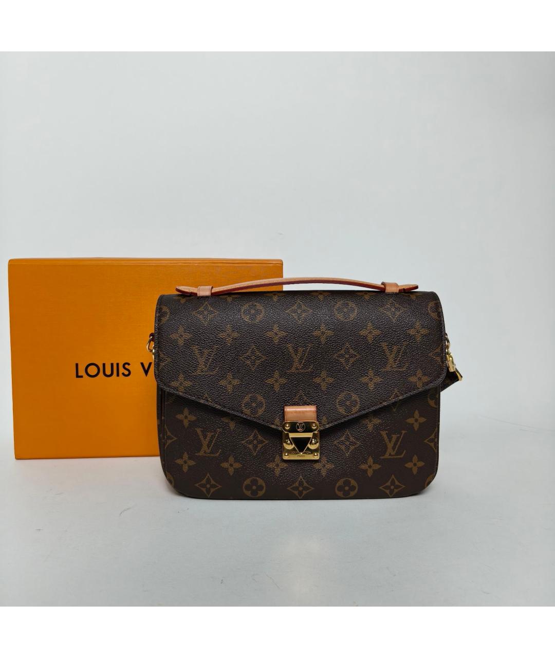 LOUIS VUITTON Коричневая сумка через плечо, фото 9