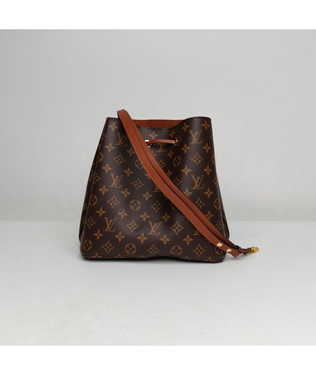 LOUIS VUITTON Коричневая сумка через плечо, фото 4