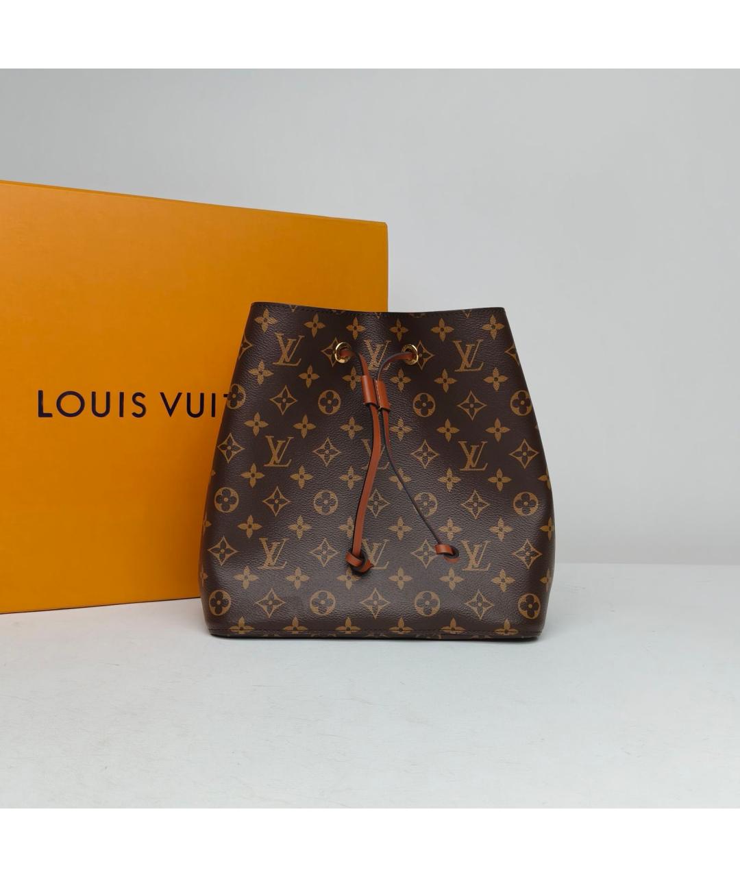 LOUIS VUITTON Коричневая сумка через плечо, фото 8