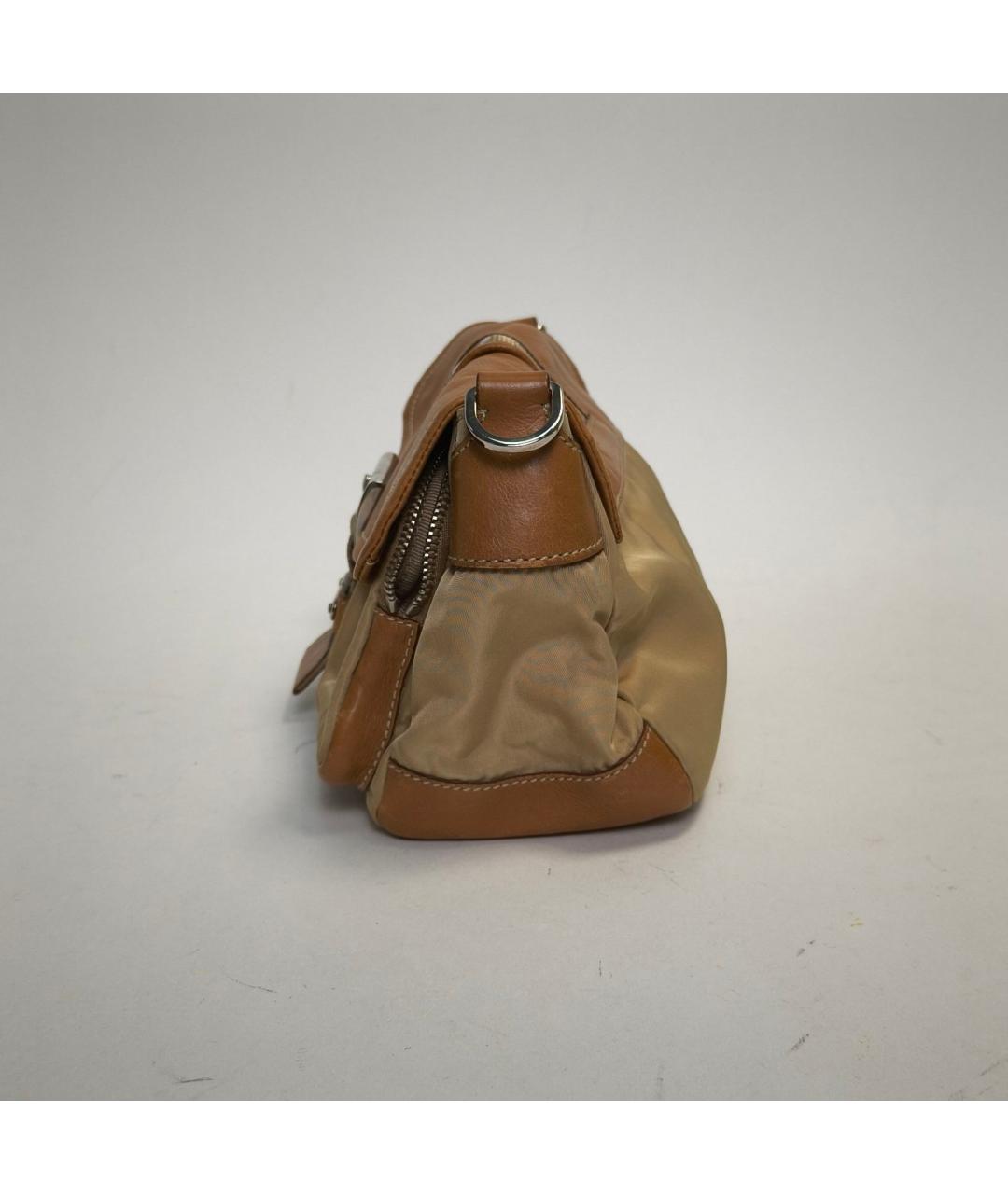 PRADA Коричневая тканевая сумка через плечо, фото 3