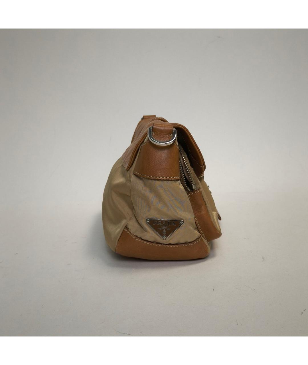 PRADA Коричневая тканевая сумка через плечо, фото 5