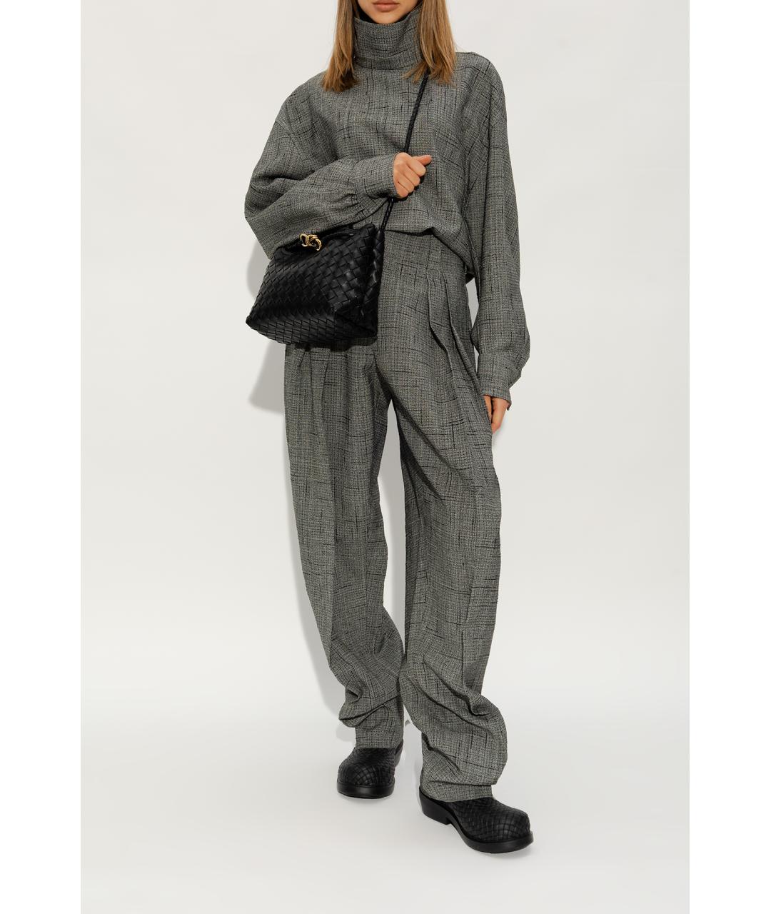 BOTTEGA VENETA Черные резиновые ботинки, фото 5