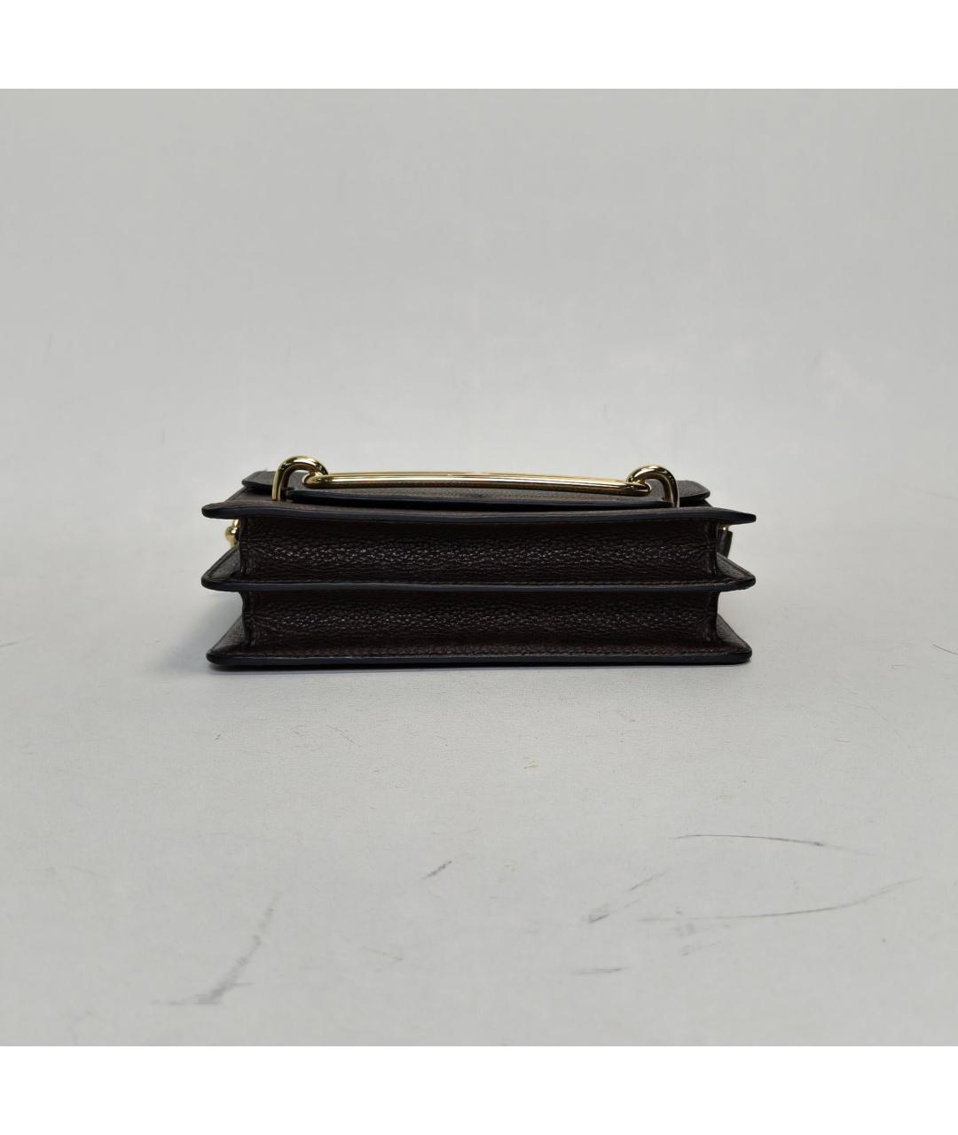 HERMES Черная кожаная сумка через плечо, фото 6