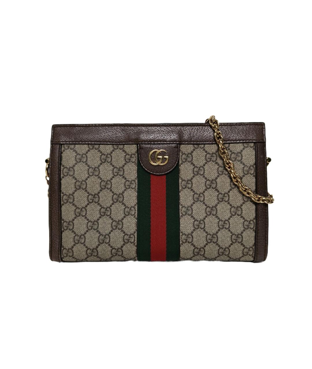 GUCCI Коричневая сумка через плечо, фото 1