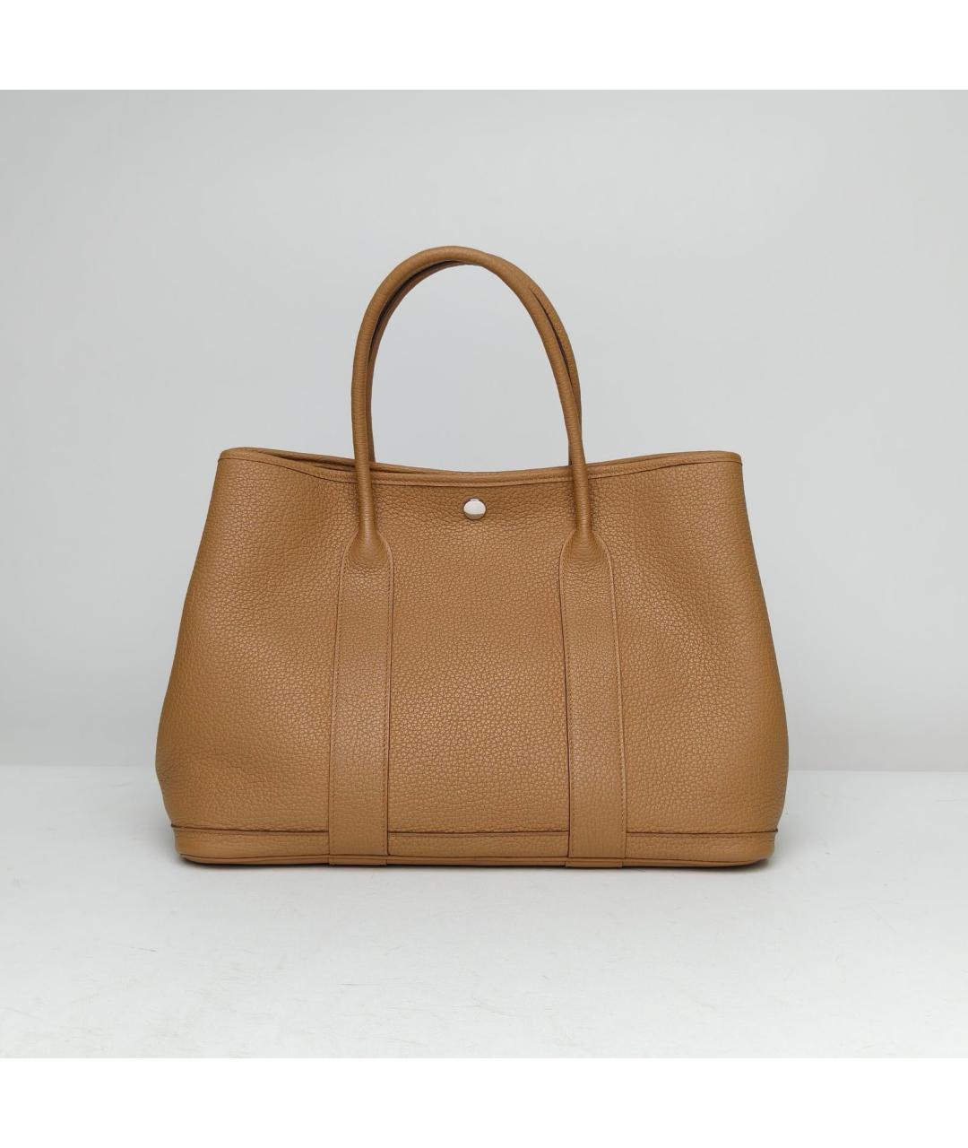 HERMES Коричневая кожаная сумка через плечо, фото 2