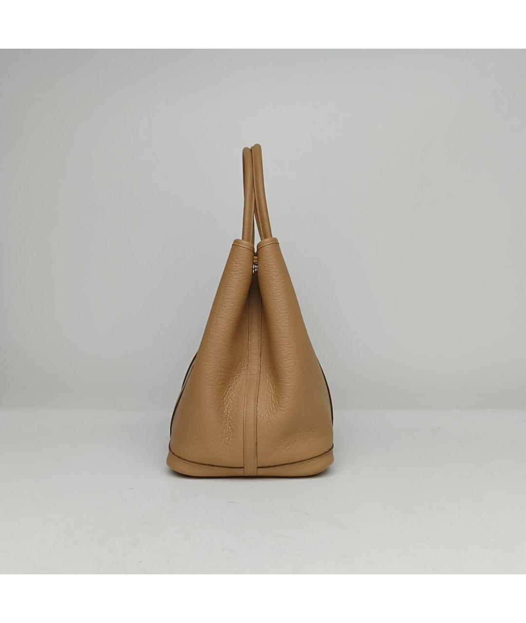 HERMES Коричневая кожаная сумка через плечо, фото 3