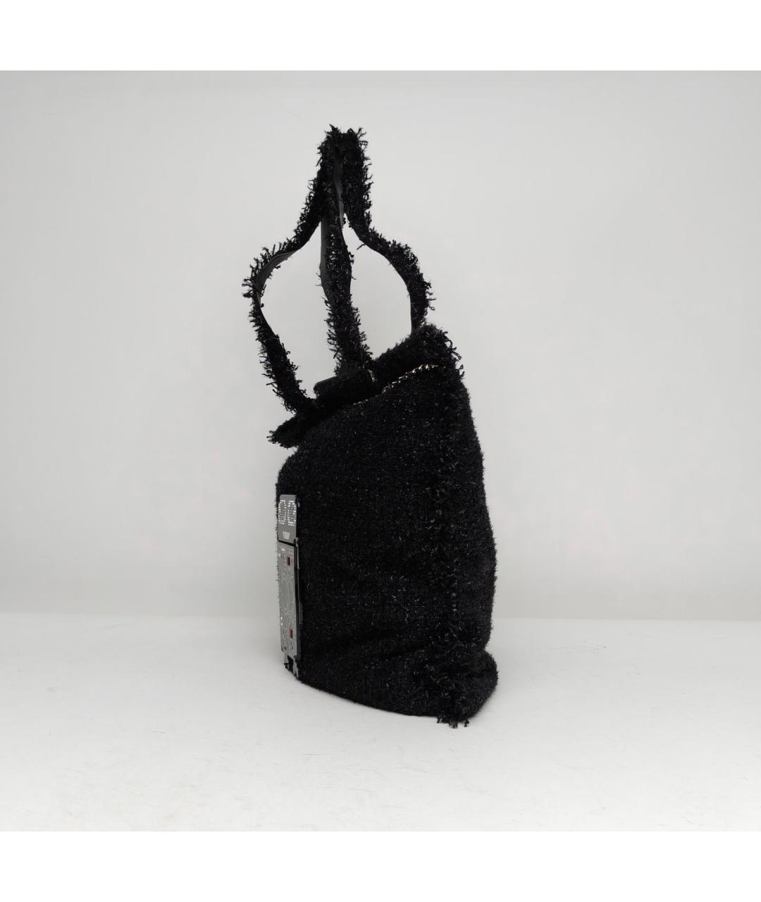 CHANEL Черная сумка через плечо, фото 3