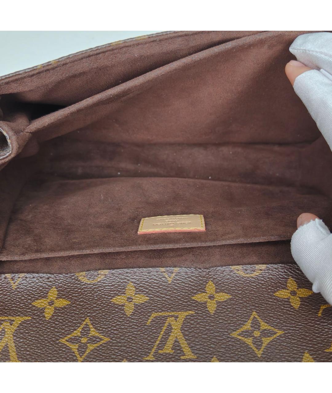 LOUIS VUITTON Коричневая сумка через плечо, фото 8