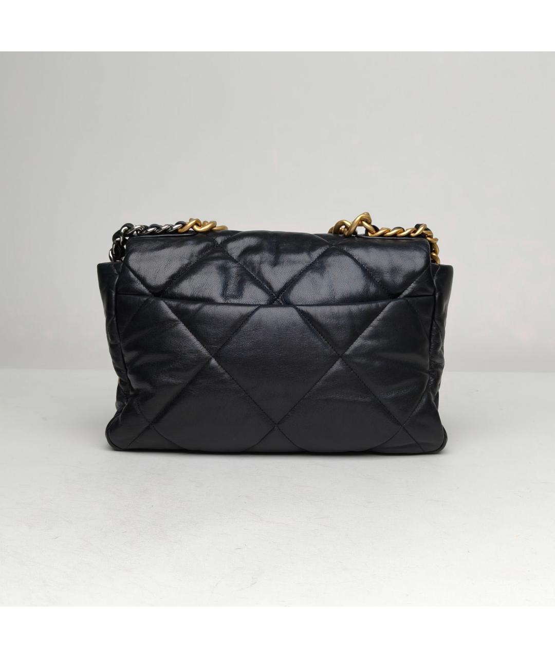 CHANEL Черная кожаная сумка через плечо, фото 4