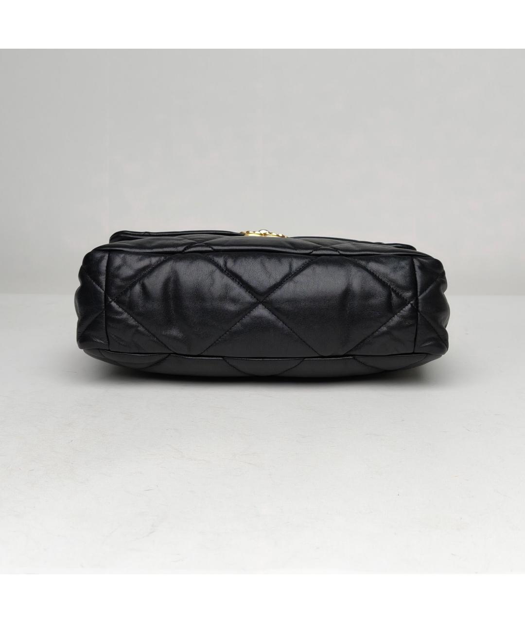 CHANEL Черная кожаная сумка через плечо, фото 6
