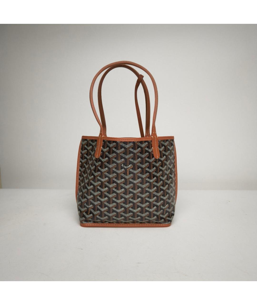 GOYARD Коричневая сумка через плечо, фото 4