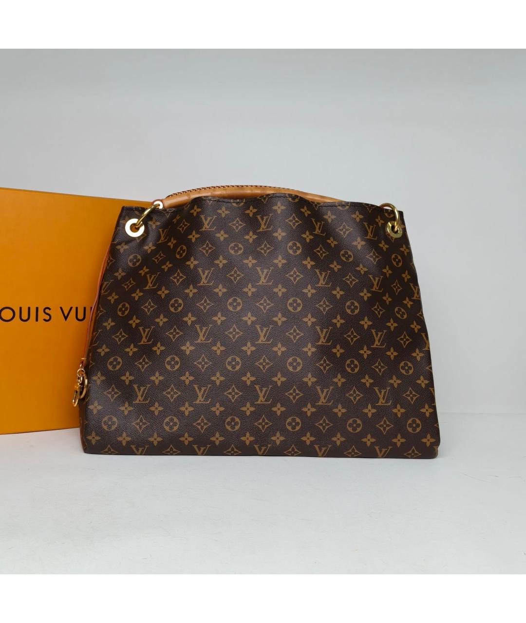LOUIS VUITTON Коричневая сумка через плечо, фото 7