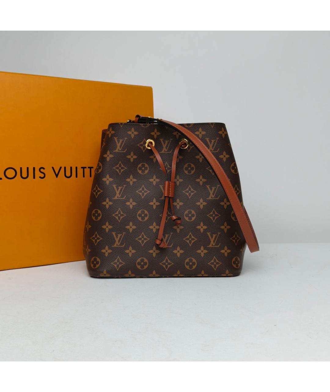 LOUIS VUITTON Коричневая сумка через плечо, фото 8