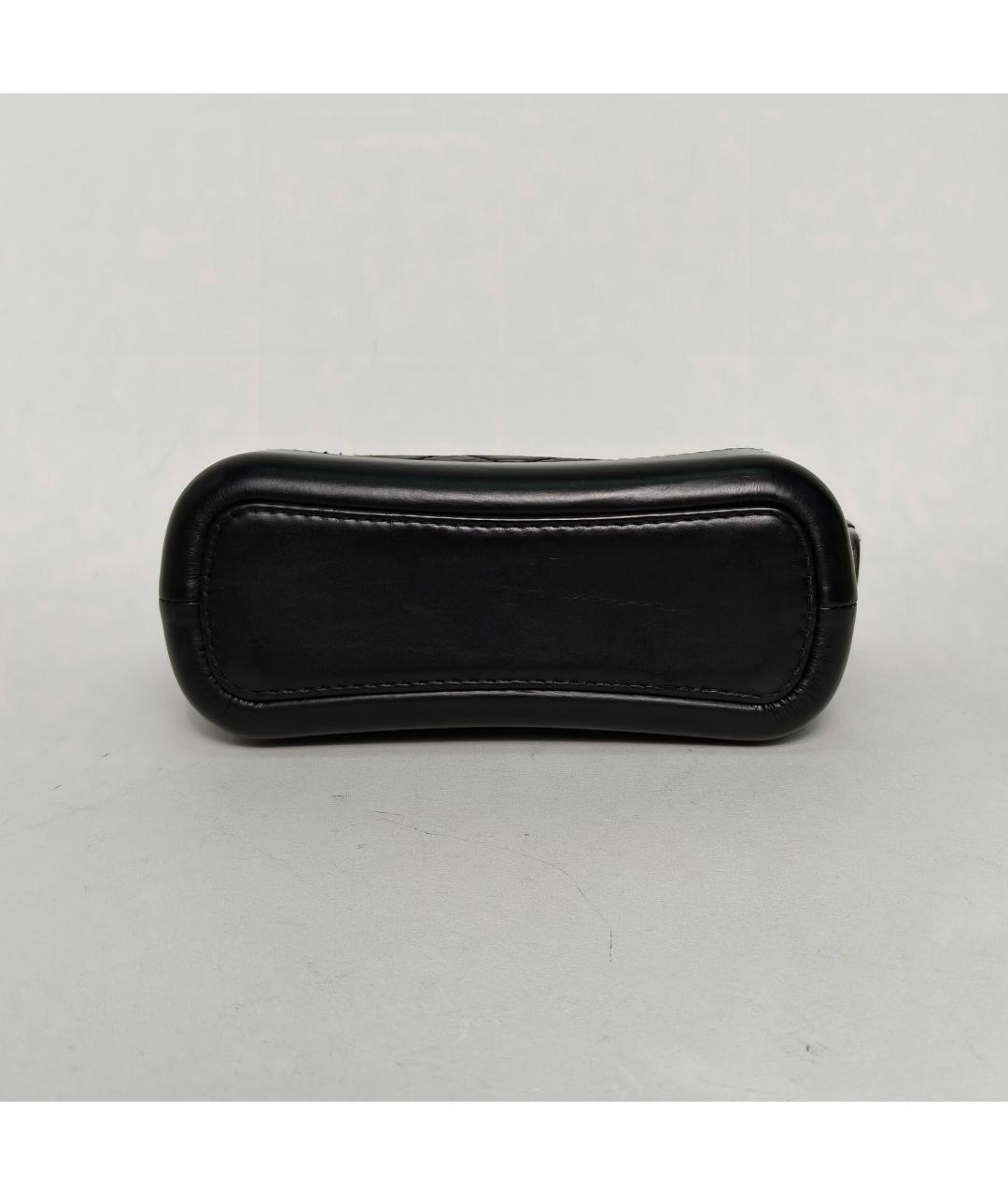 CHANEL Черная кожаная сумка через плечо, фото 6