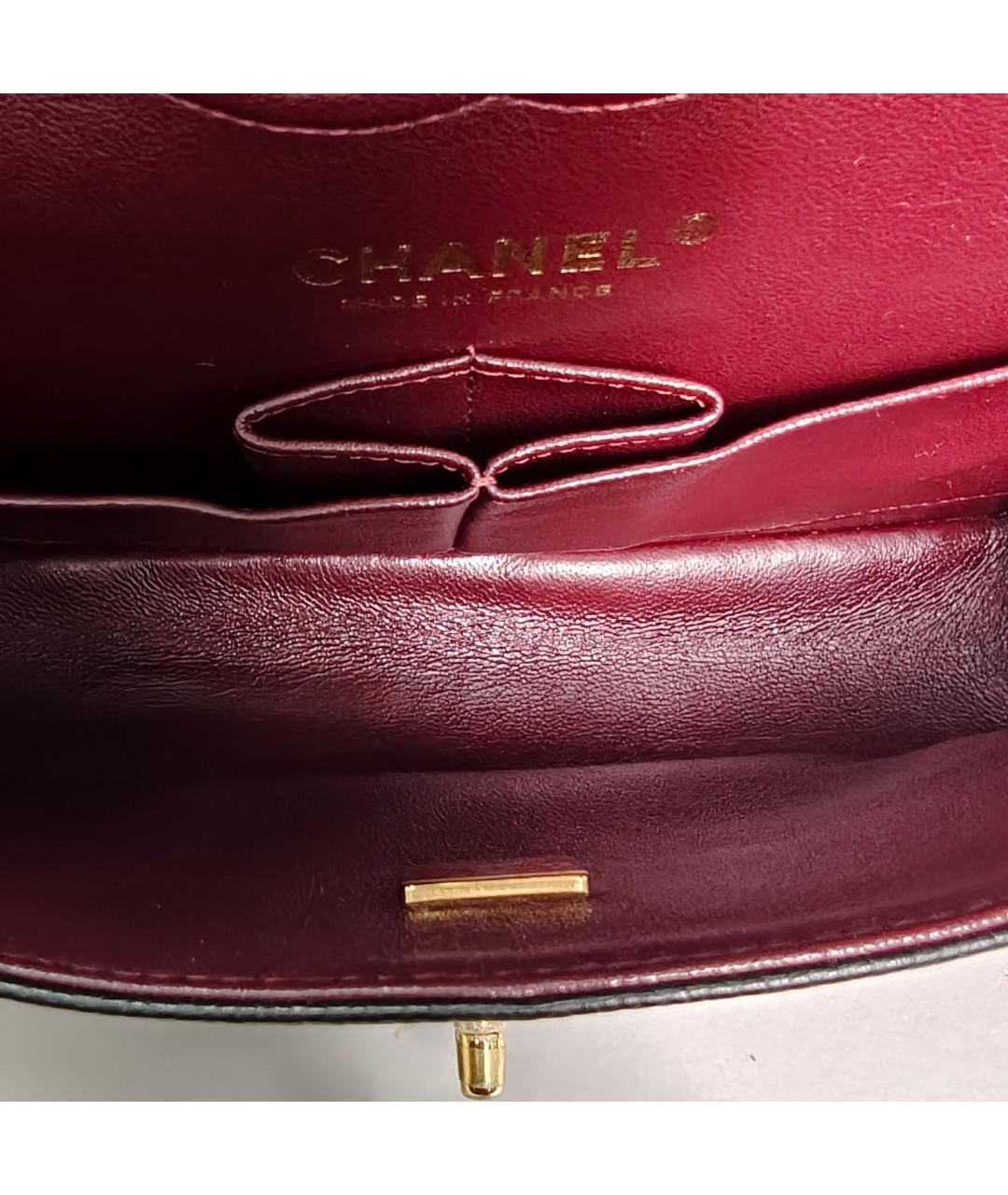 CHANEL Черная кожаная сумка через плечо, фото 8