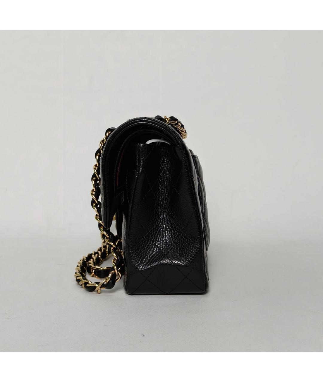 CHANEL Черная кожаная сумка через плечо, фото 5
