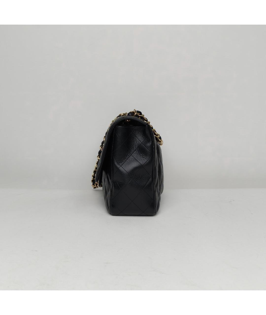 CHANEL Черная кожаная сумка через плечо, фото 3