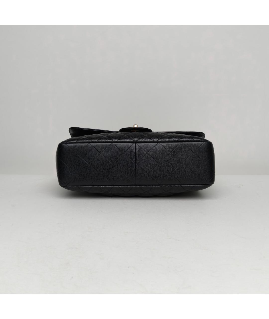 CHANEL Черная кожаная сумка через плечо, фото 6