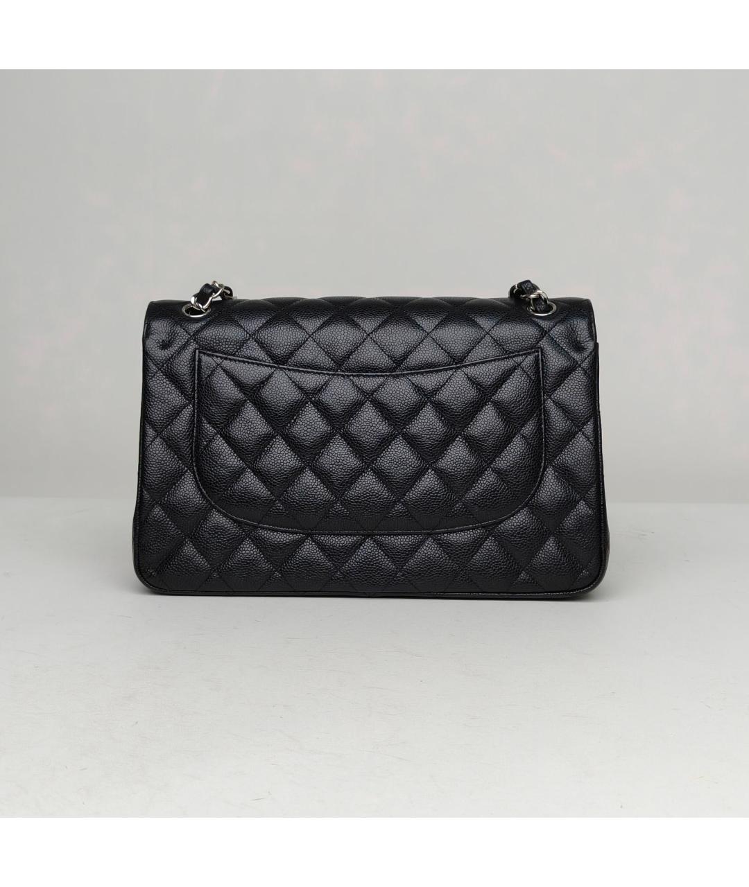 CHANEL Черная кожаная сумка через плечо, фото 4