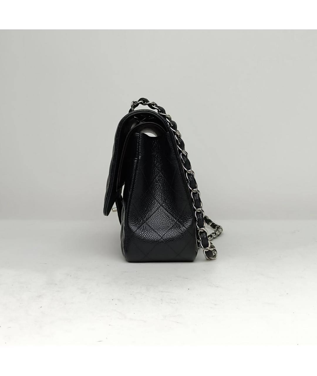 CHANEL Черная кожаная сумка через плечо, фото 3