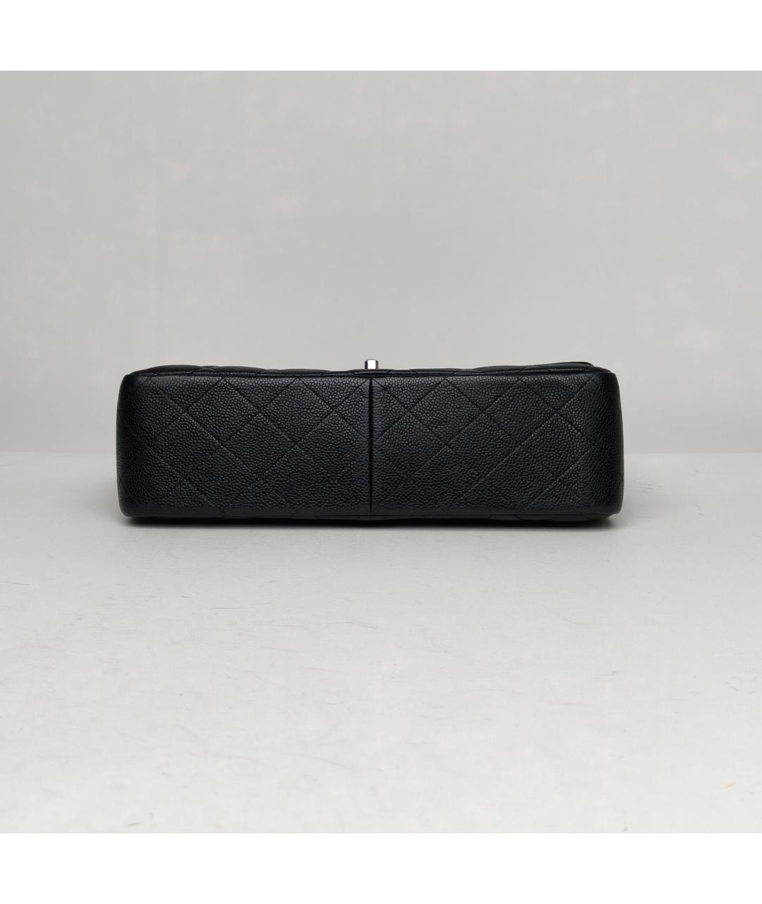 CHANEL Черная кожаная сумка через плечо, фото 6