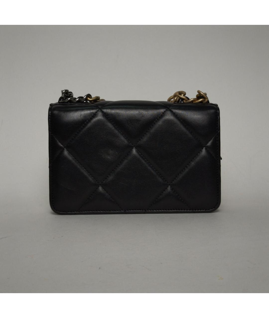 CHANEL Черная кожаная сумка через плечо, фото 4